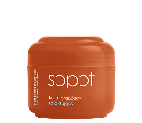 Relaxing bronzing cream - Sopot 50 ml.