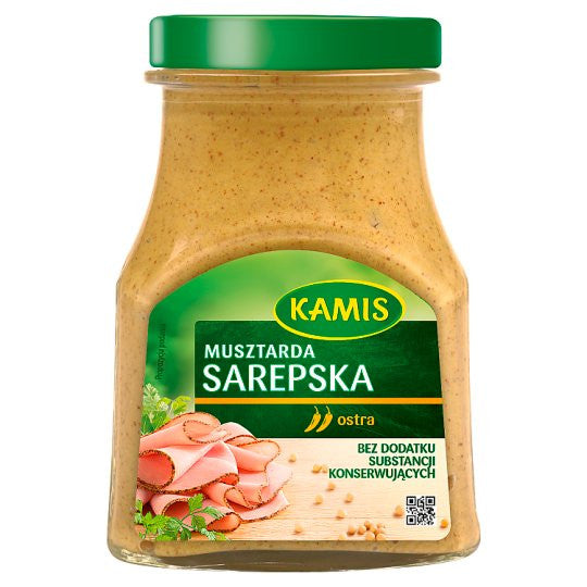 Kamis - sarepska mustard, net weight: 185 g