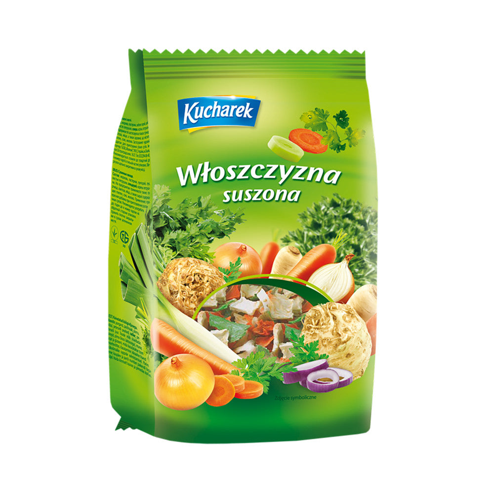 Kucharek - włoszczyzna suszone, masa netto: 100 g