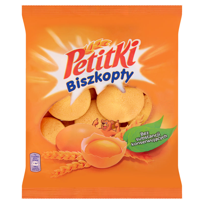 Petitki biscuits, net weight: 120 g