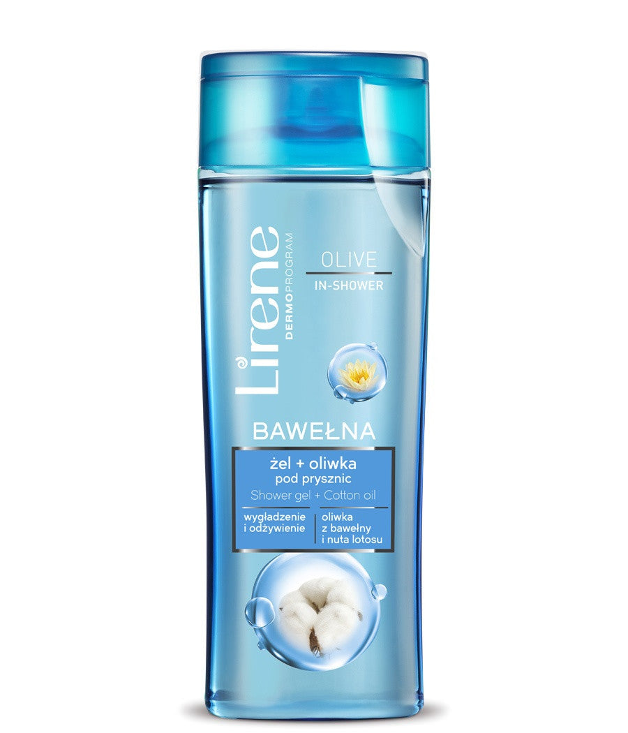 Lirene Olive in Shower - Shower gel + cottonseed oil, capacity 250 ml