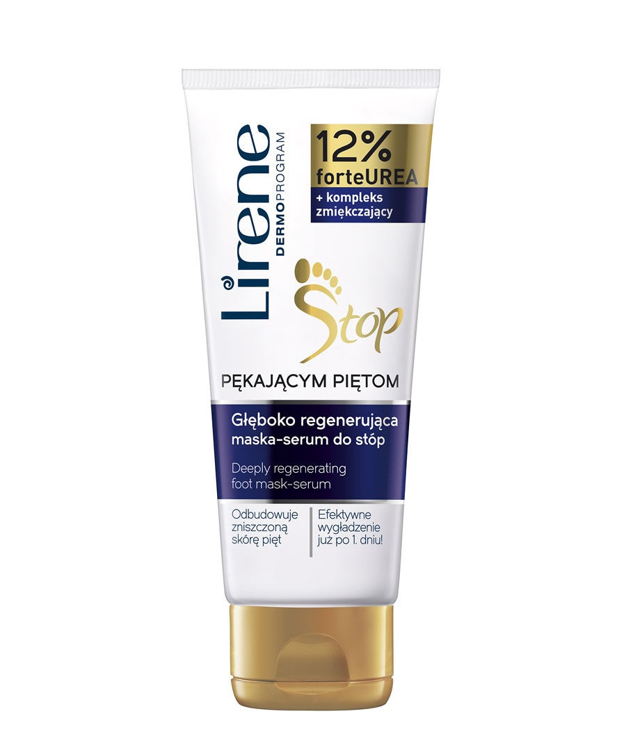 Lirene Stop Cracking Heels - Intensively regenerating foot mask-serum, capacity 75 ml