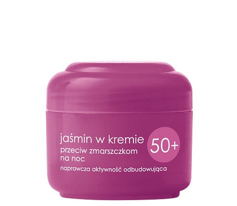 Jasmine anti-wrinkle cream 50+ for night, 50 ml.