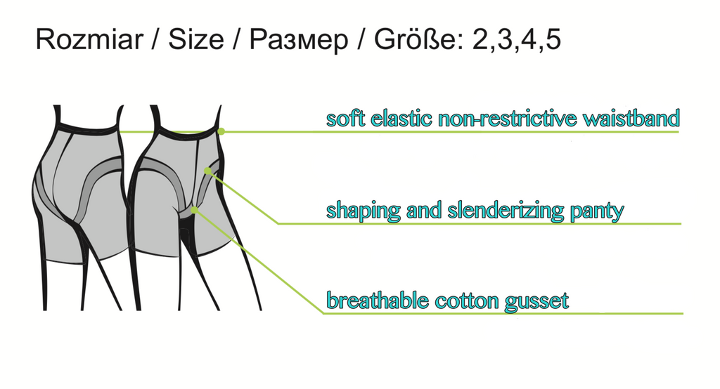 Sheer Shaping Tights - 20 denier - BODY SHAPER