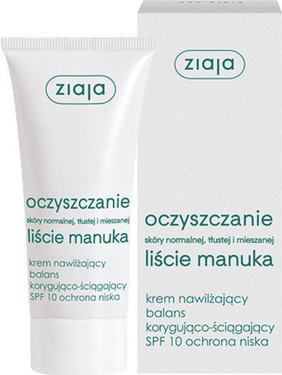 Moisturizing Balancing Cream correcting and tightening manuka leaves - capacity 50 ml.