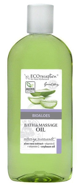 Eco recipe Bioaloes - massage and bath oil 300 ml.