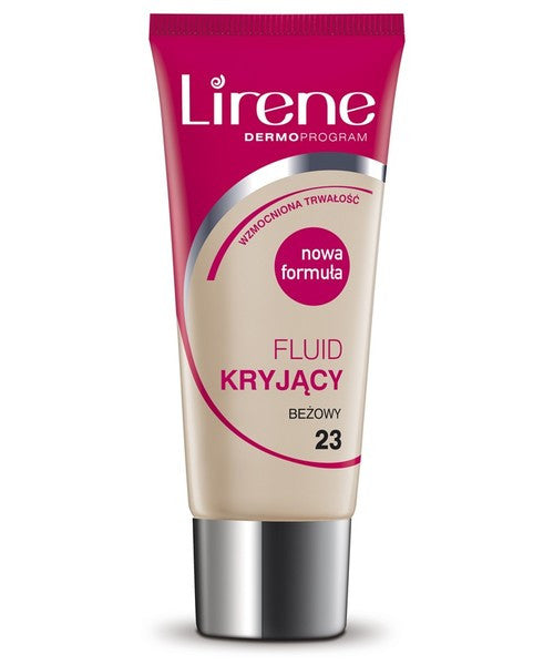 Lirene - fluid kryjący nr. 23 - beżowy, poj. 30 ml