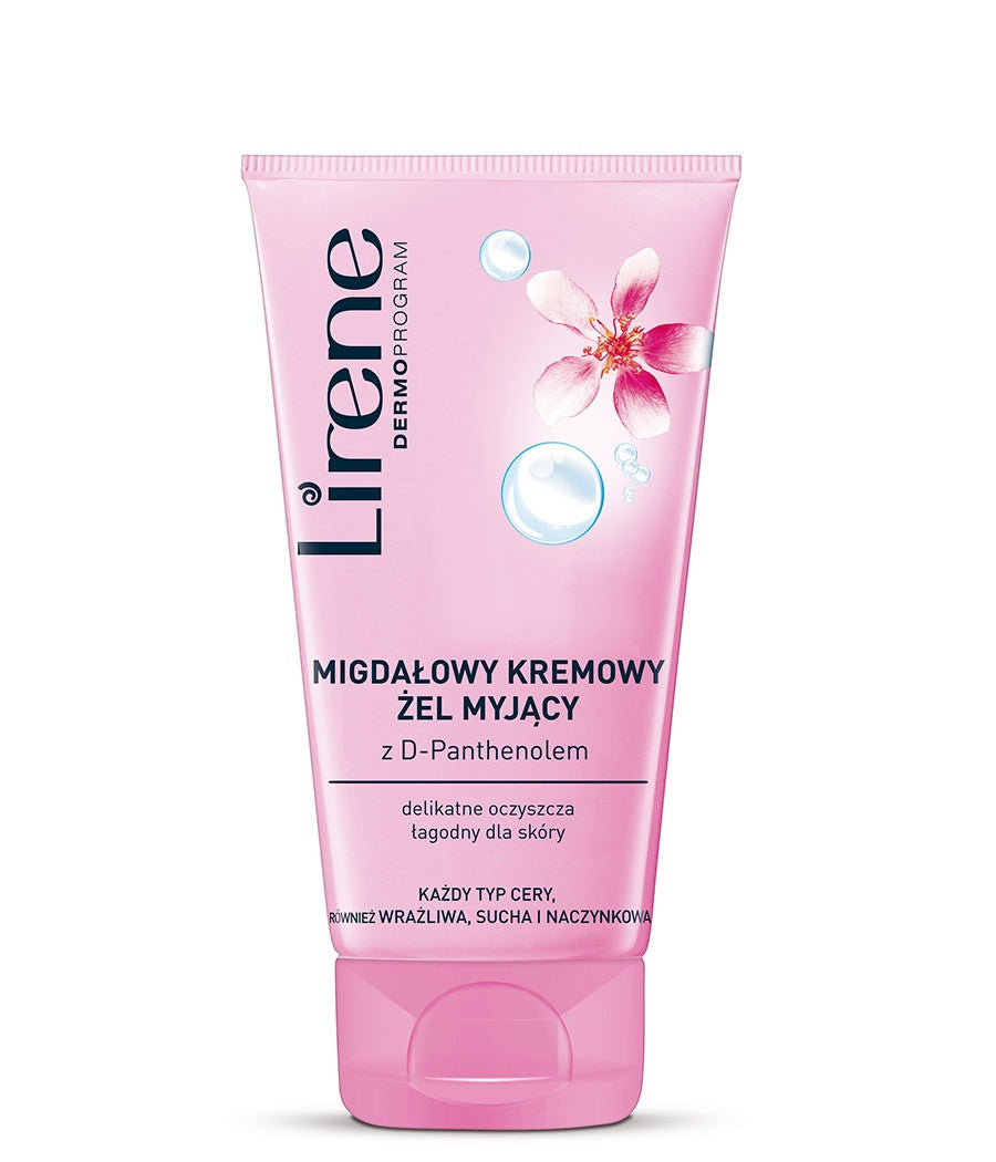 Lirene Cleansing Care - Almond Cream Cleansing Gel with D-Panthenol, 150 ml