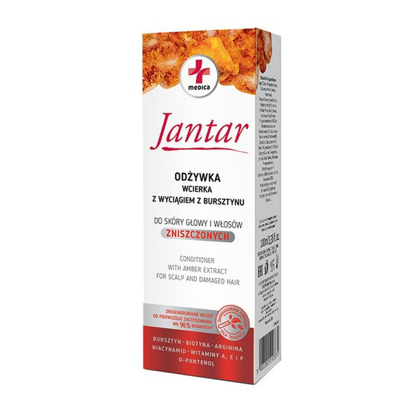 Jantar Medica - conditioner-infusion with amber extract, for scalp and damaged hair, volume 100 ml