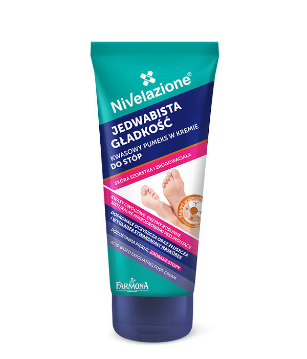 Nivelaziony Stopy - JEDWABISTA GŁADKOŚĆ, kwasowy pumeks w kremie do stóp, poj. 75 ml