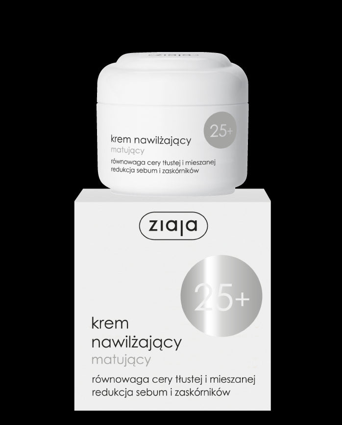 Ziaja - krem nawilżający matujący 25+, poj. 50 ml