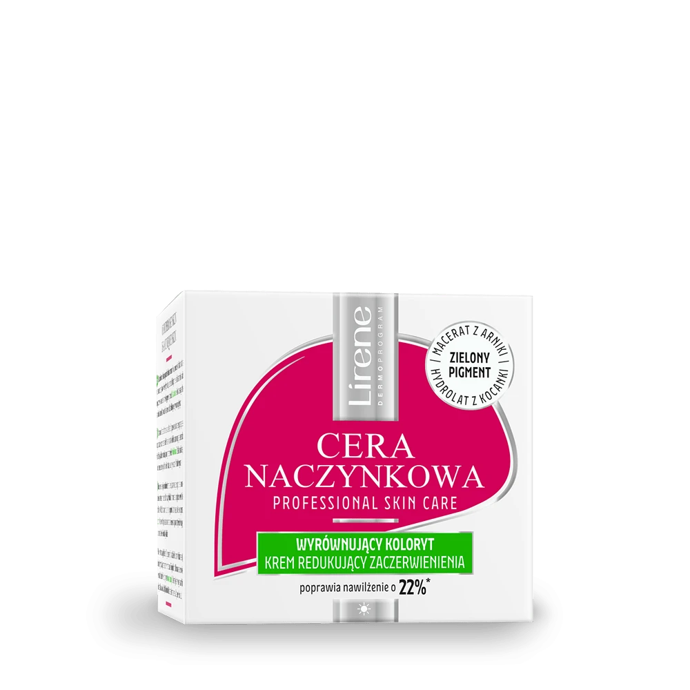 Lirene Redness Control - Tone-Evening Cream (Day), volume:  – 1.69 fl oz (50 ml)