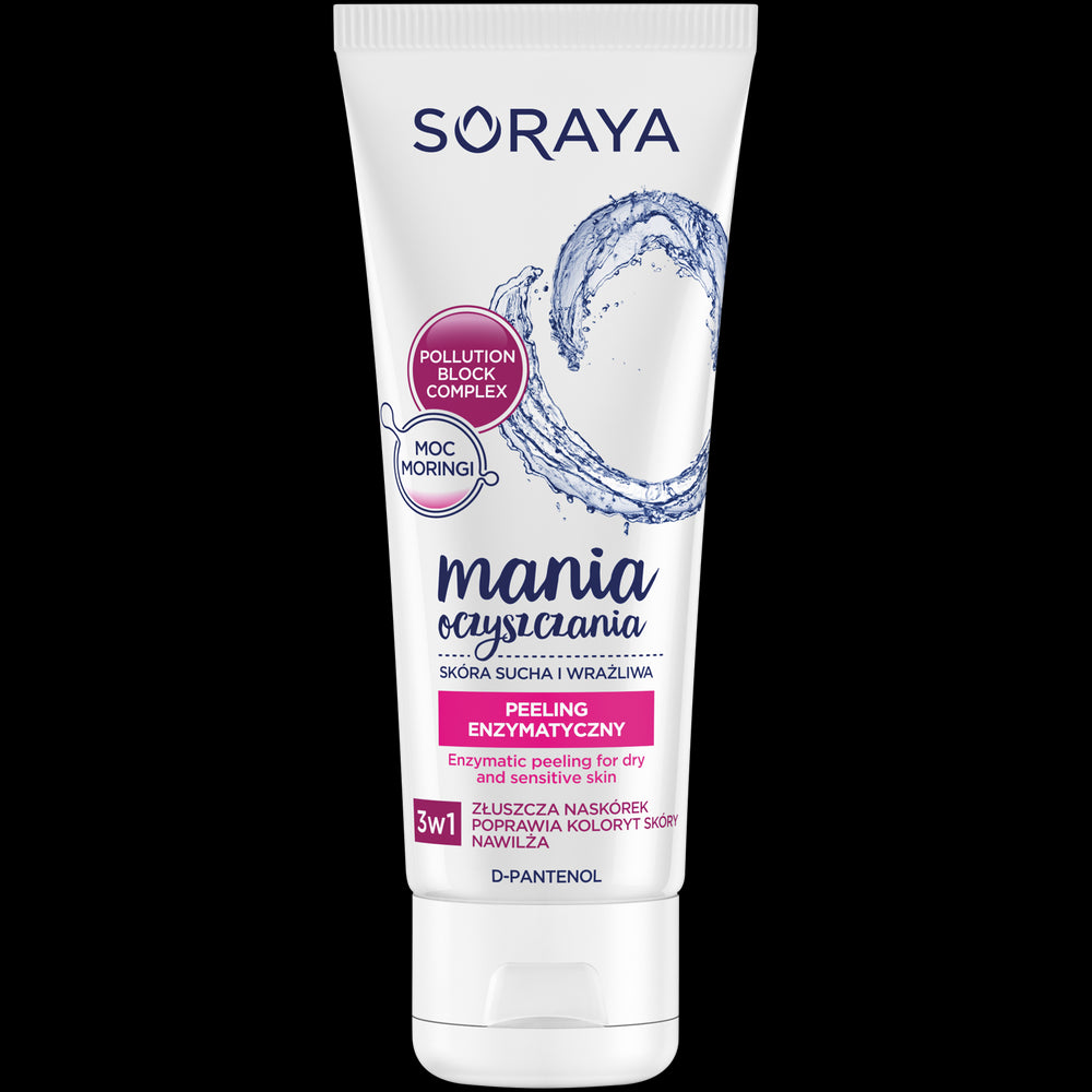 Soraya CLEANSING MANIA - enzymatic scrub for dry and sensitive skin, 75 ml