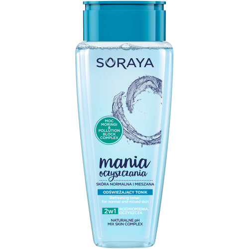 Soraya CLEANSING MANIA - refreshing tonic for normal and combination skin, 200 ml