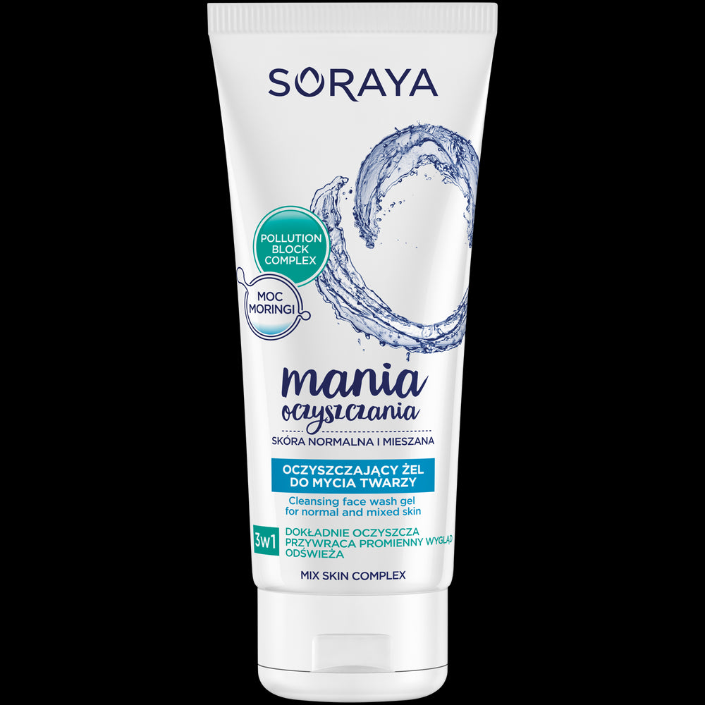 Soraya CLEANING MANIA - Cleansing Gel for normal and combination skin, 150 ml