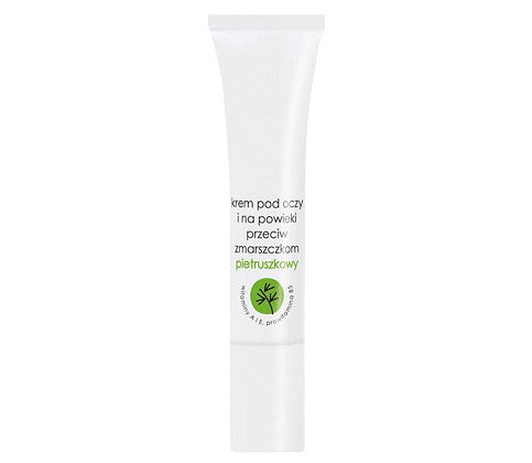 Eye and eyelid cream against wrinkles - bio parsley gel, 15 ml capacity.