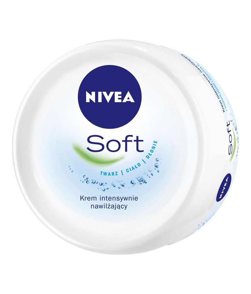 Nivea Soft - krem intensywnie nawilżający do cery wrażliwej, poj. 300 ml.
