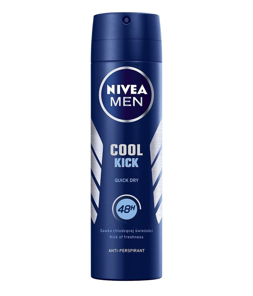 NIVEA Men Cool Kick 48 h - Antiperspirant Spray, capacity 150 ml