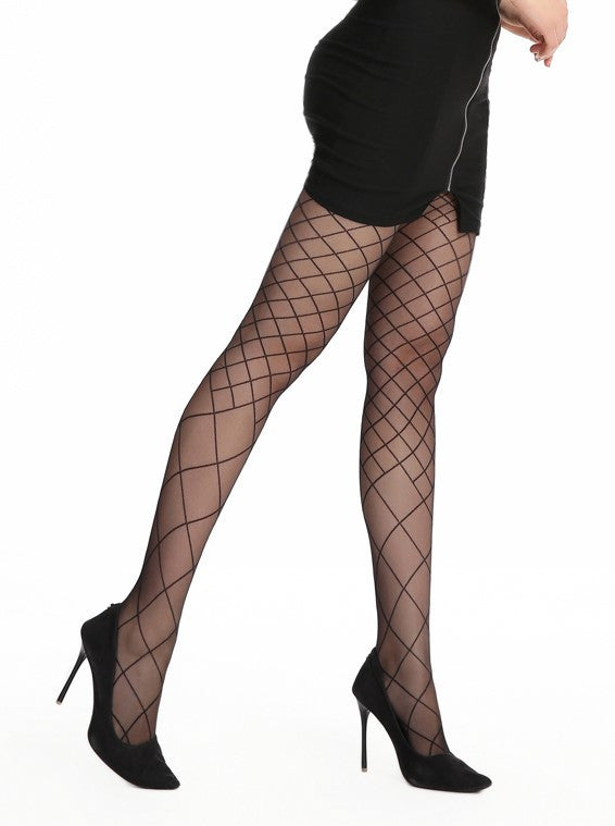FUNNY w.04 - women's patterned tights 20 DEN