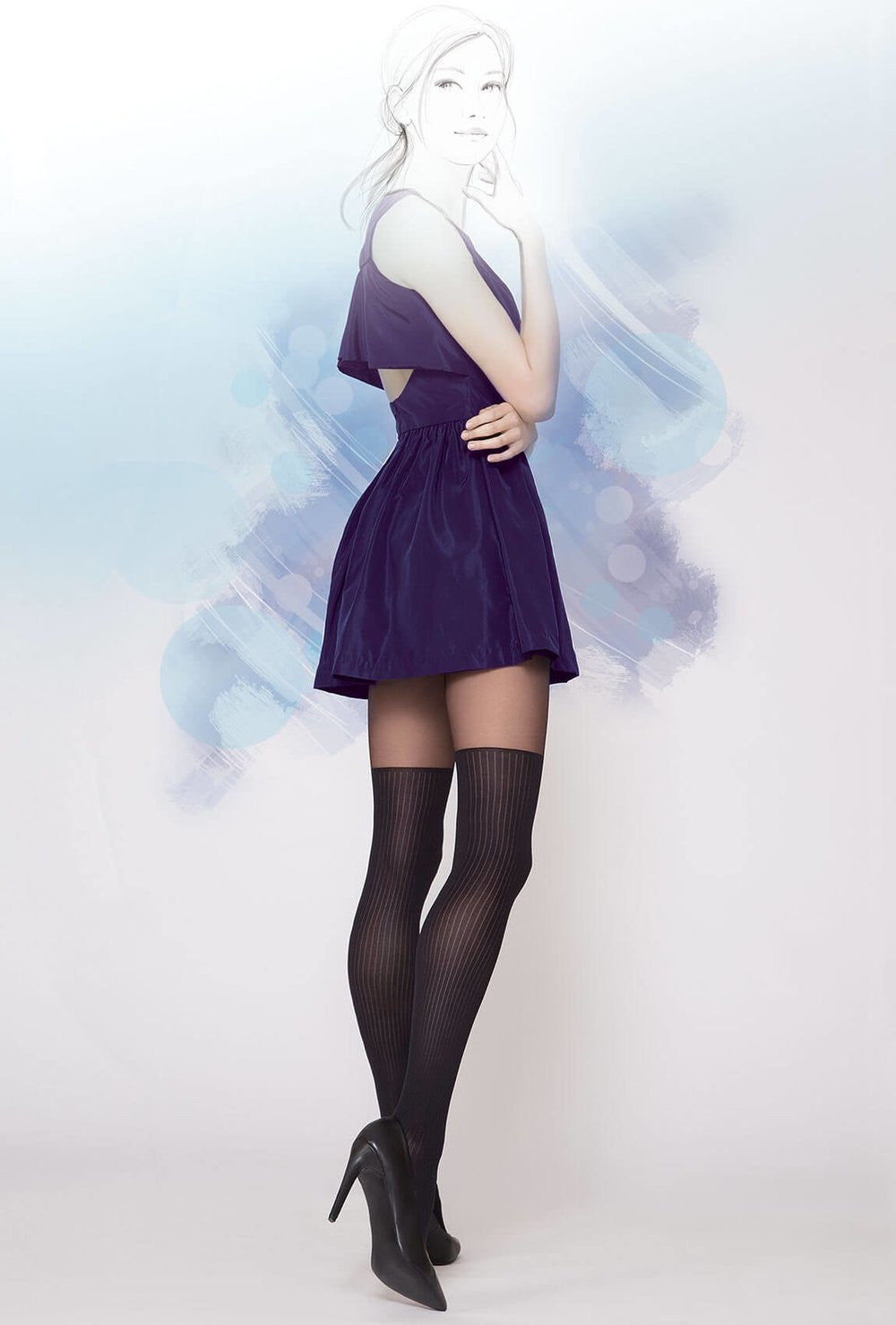 Girl-up v.32 - patterned tights