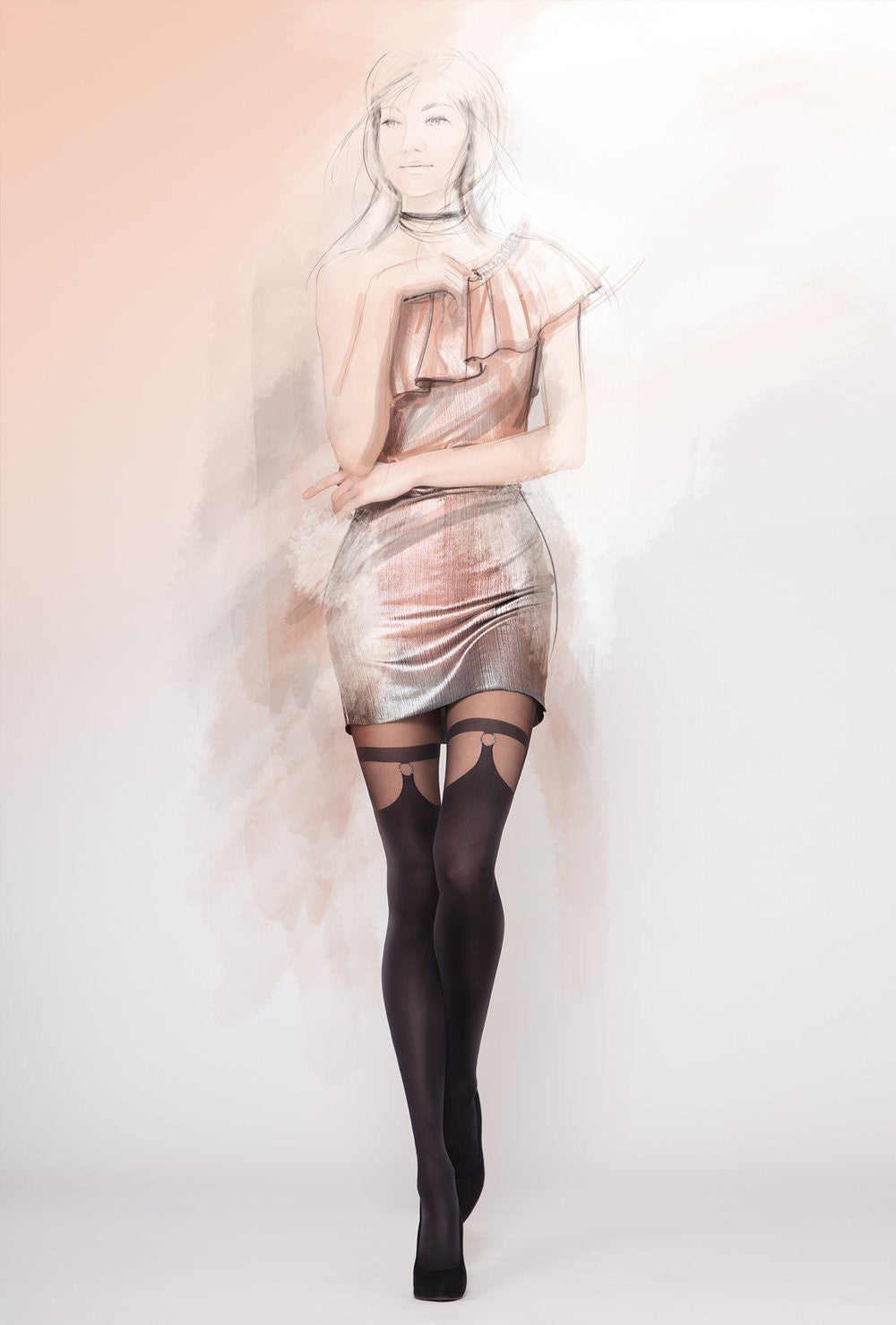 Girl-up v.28 - patterned tights