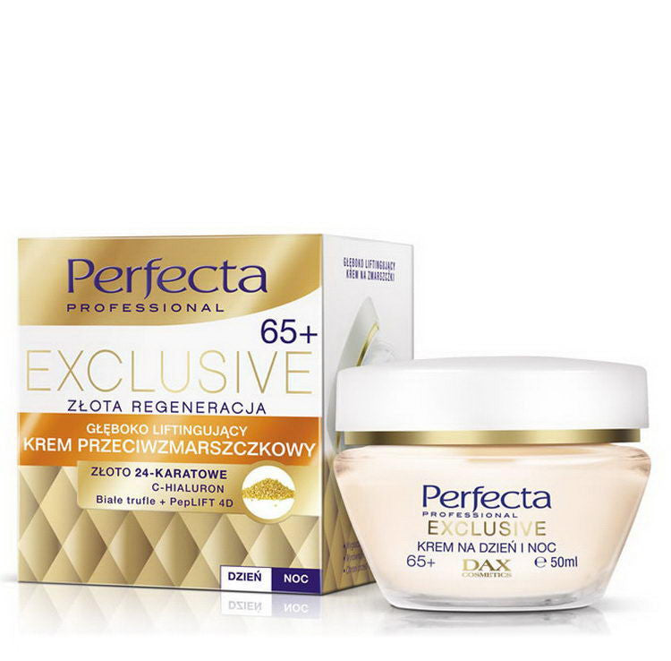 Perfecta Exclusive - deeply lifting anti-wrinkle cream 65+, day, night, 50 ml