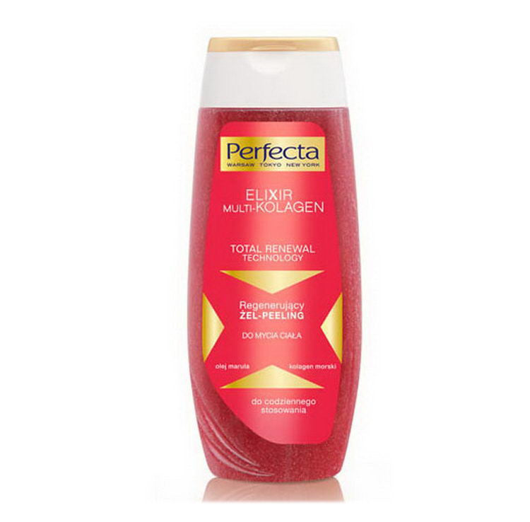 Perfecta Multi-kolagen Retinol - regenerujący żel-peeling do mycia ciała Total renewal technology, poj. 250 ml