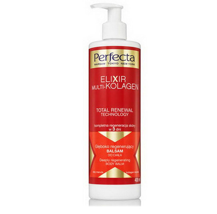 Perfecta Multi-kolagen Retinol - głęboko regenerujący balsam do ciała, total renewal technology, poj. 400 ml