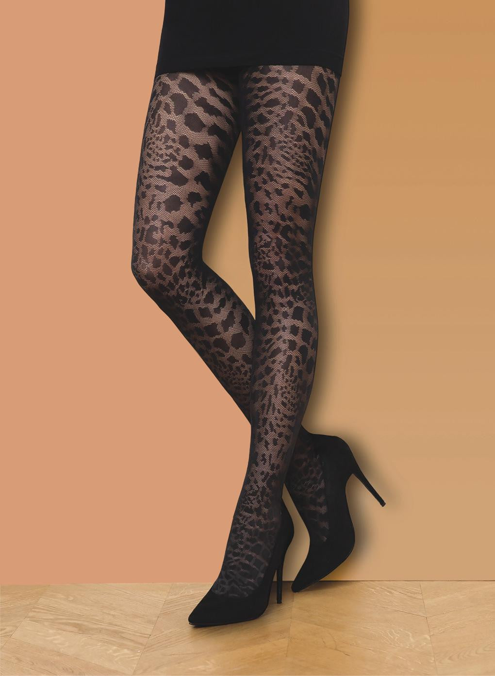 WILD CAT 01 - Women's patterned tights 50 DEN