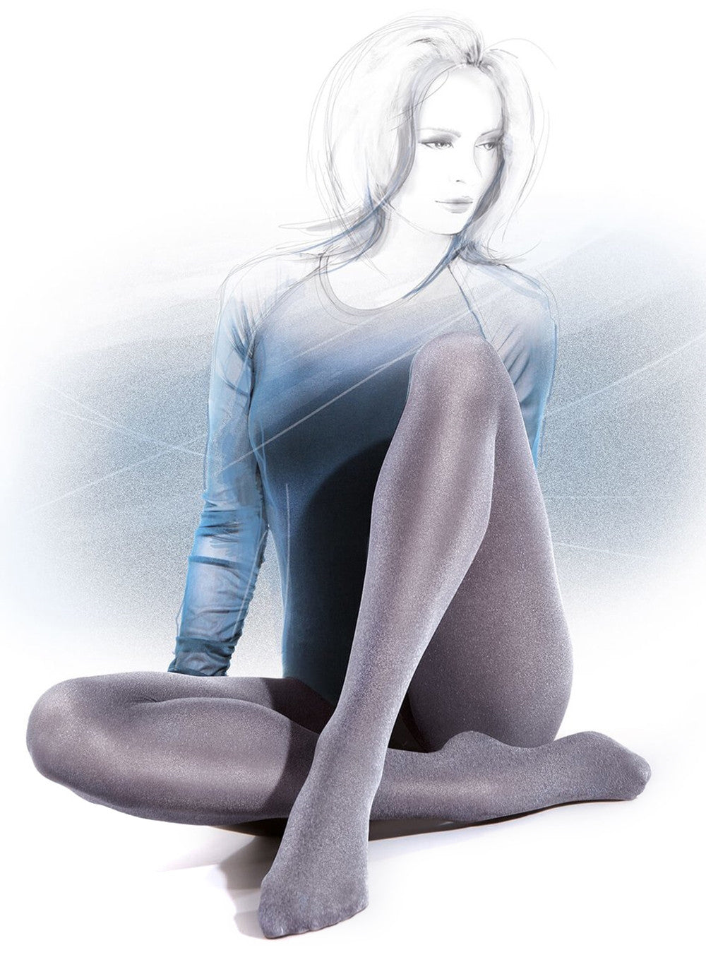 SILVER CHIC - rajstopy damskie 40 DEN