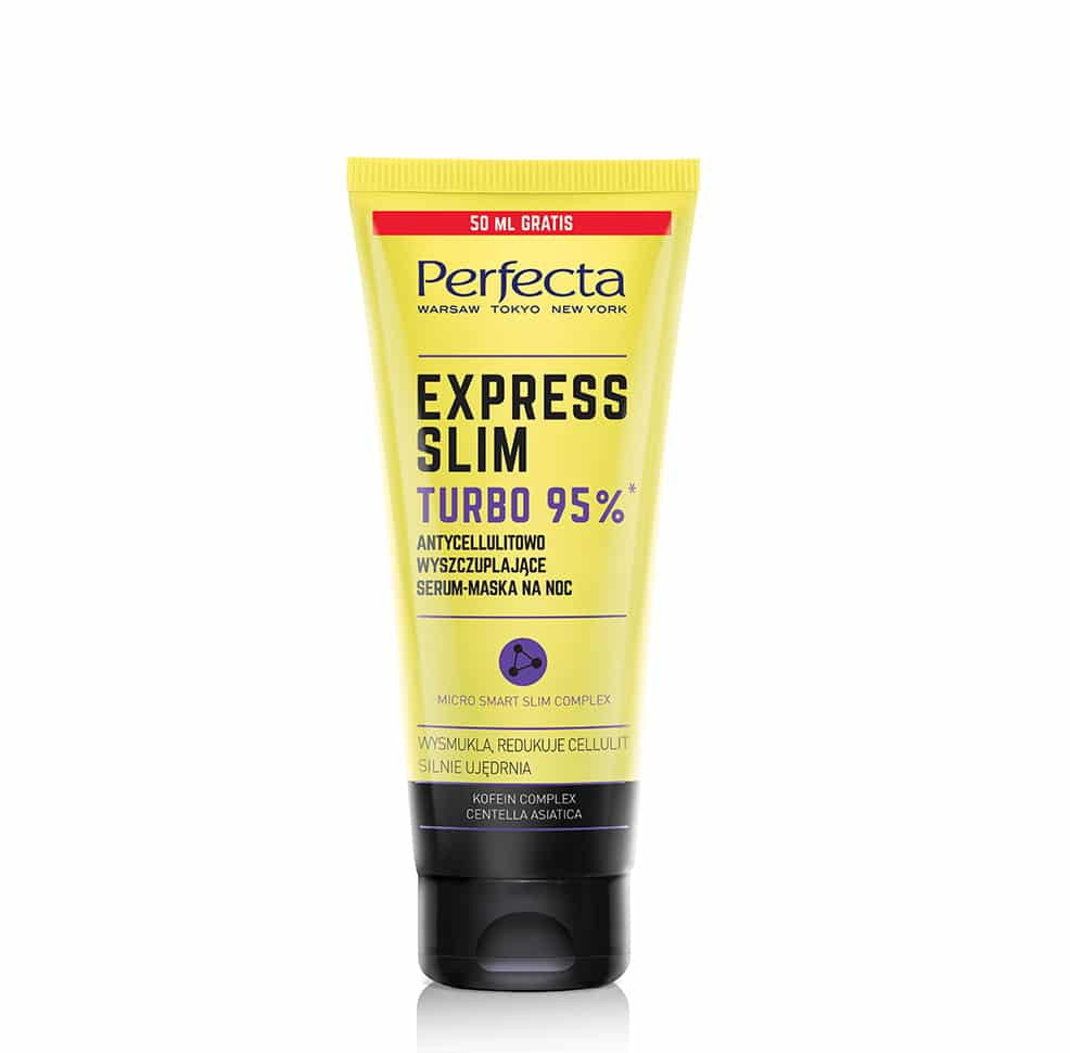 Perfecta EXPRESS SLIM - TURBO 95%, antycellulitowo-wyszczuplające serum-maska na noc, poj. 250 ml