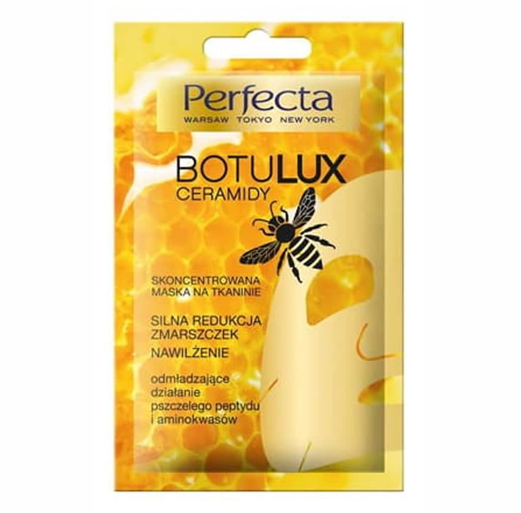 Perfecta Botulux Ceramides - concentrated mask on fabric, strong wrinkle reduction, hydration, 1 pcs.