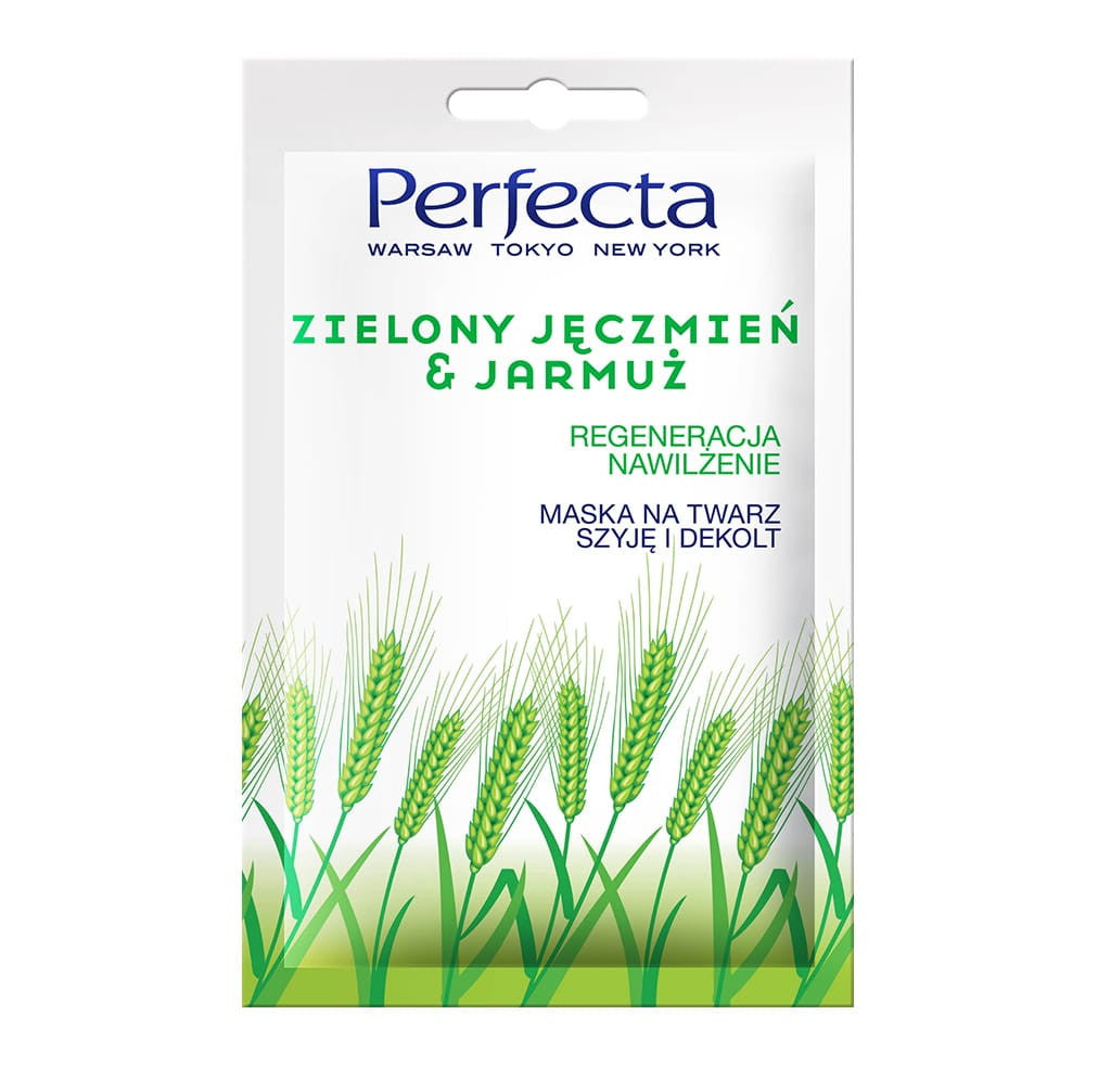 Perfecta GREEN HUNGER & ROME - face, neck and décolleté mask, regeneration, moisturizing, capacity 10 ml