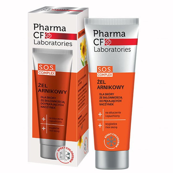 PharmaCF Laboratories S.O.S. Complex - arnica gel for skin prone to burst veins, 50 ml capacity