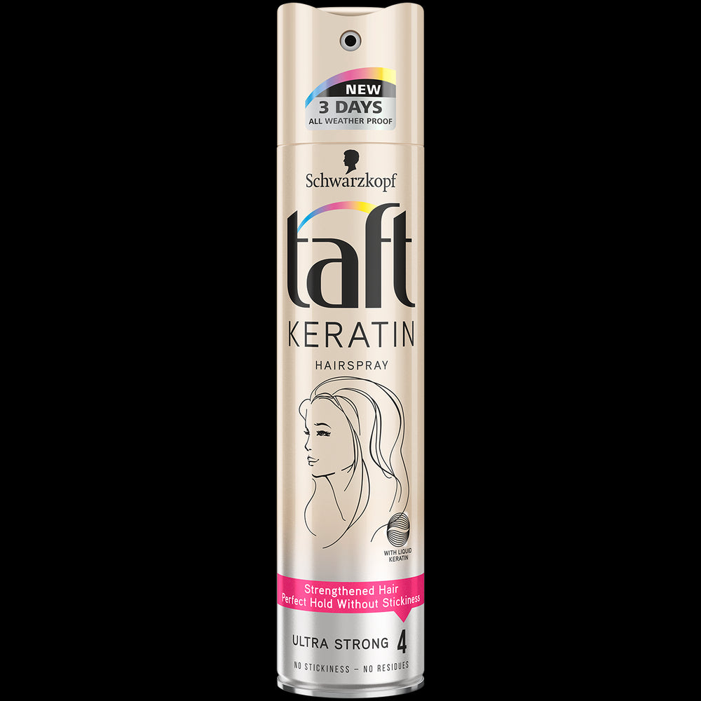 Taft Keratin Hairspray Ultra Strong 4, 250 ml