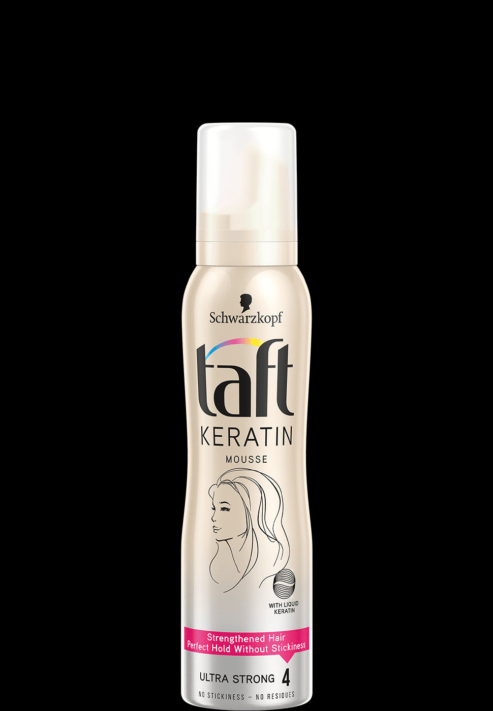 Taft Keratin Ultra Strong 4 styling mousse 200 ml