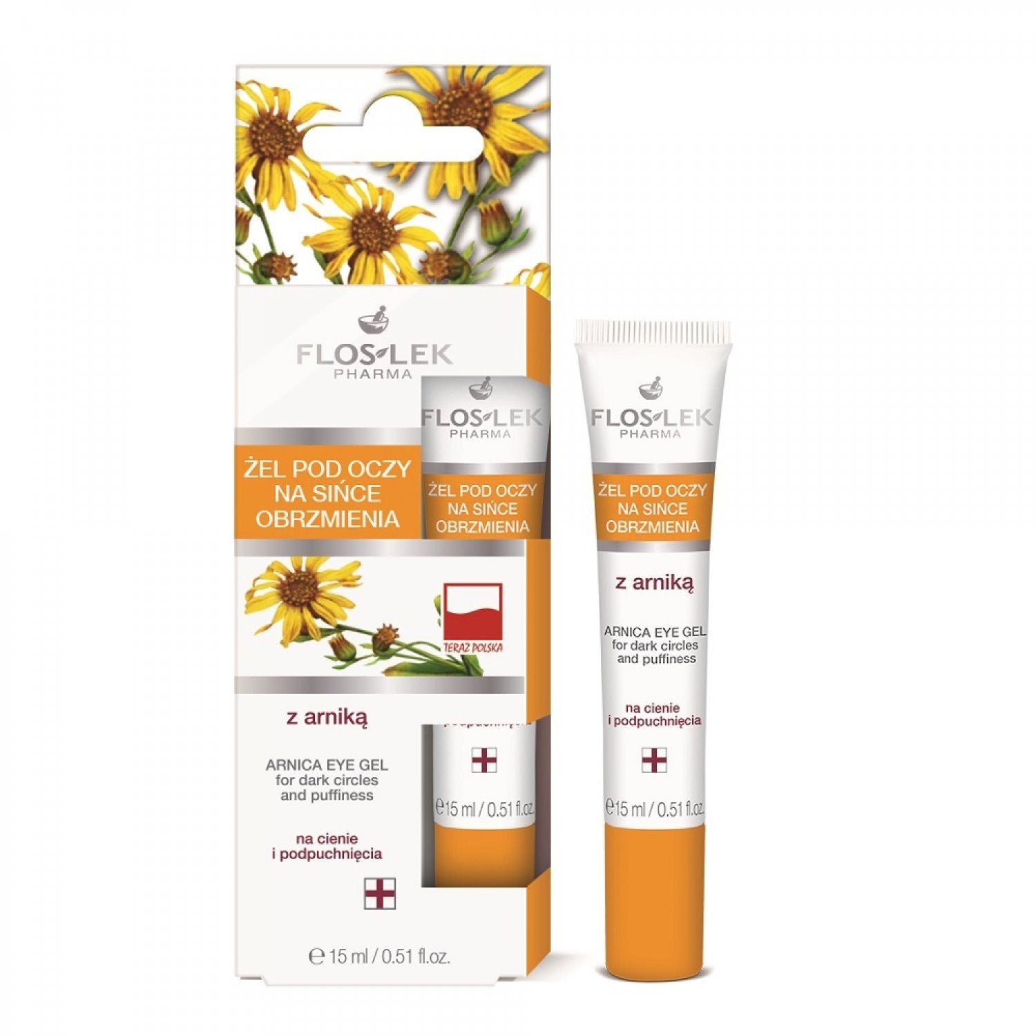 Floslek Pharma - eye gel for bruises and puffiness with arnica, capacity 15 ml