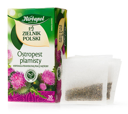 Polish herbal tea with thistle, 20 sachets x 2 g