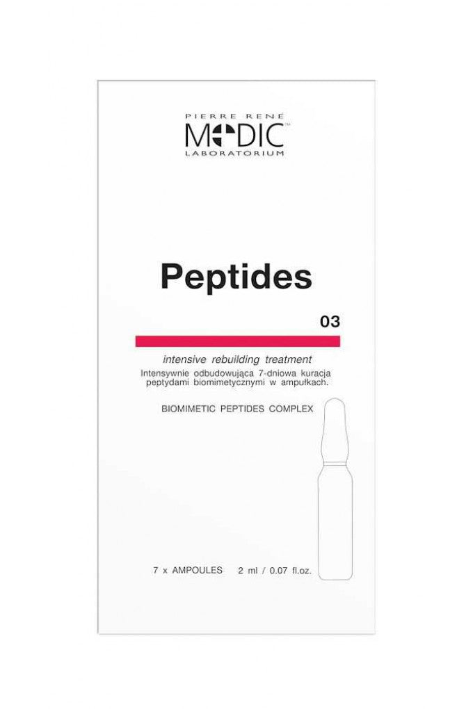 Pierre René Medic Peptides - ampułki z peptydami biomimetycznymi, poj. 7 x 2 ml