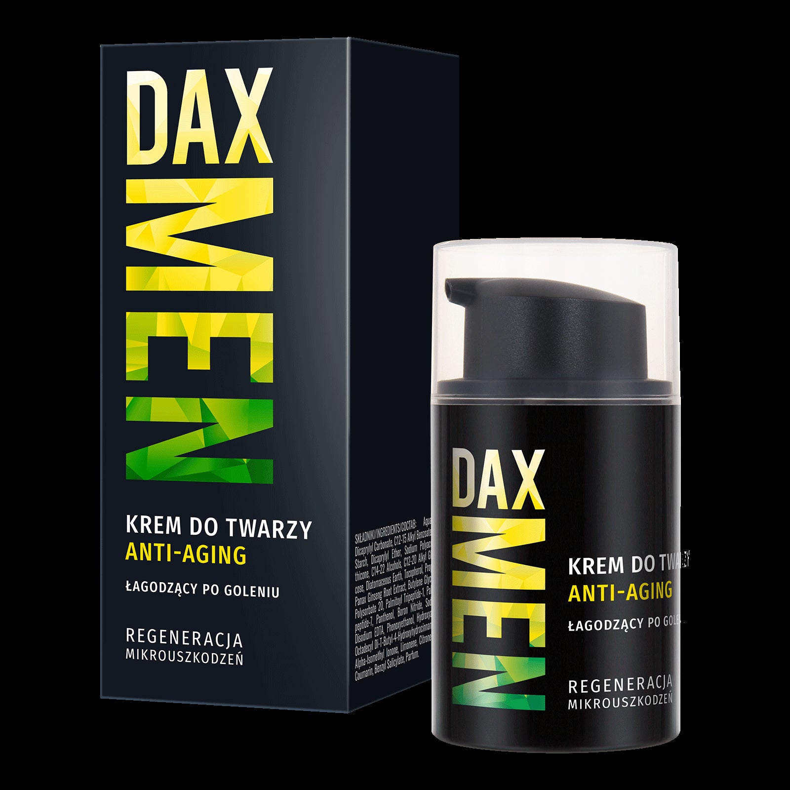 Dax Men - krem do twarzy anty-aging, łagodzący po goleniu, regeneracja mikrouszkodzeń, poj. 50 ml