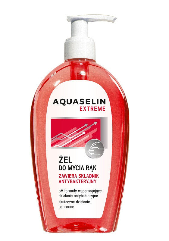 Aquaselin Extreme - hand wash gel with antibacterial ingredient, capacity 300 ml