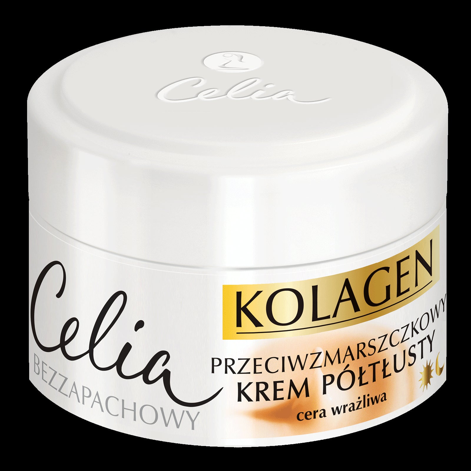 Celia Collagen - anti-wrinkle semi-fat cream with goat's milk for sensitive skin for day and night, volume 50 ml