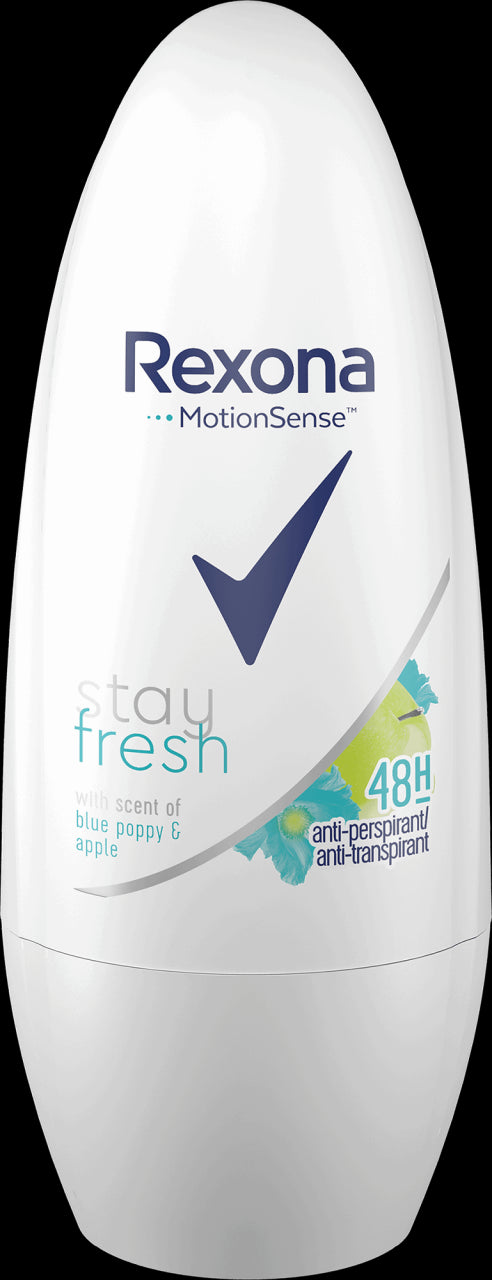 Rexona Stay fresh - Blue poppy & apple, antyperspirant w kulce dla kobiet, poj. 50 ml