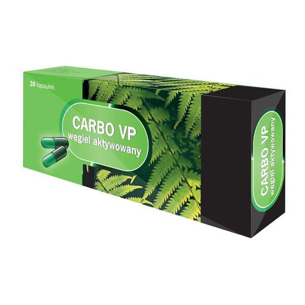 Carbo VP węgiel aktywowany - kapsułki, 20 szt.