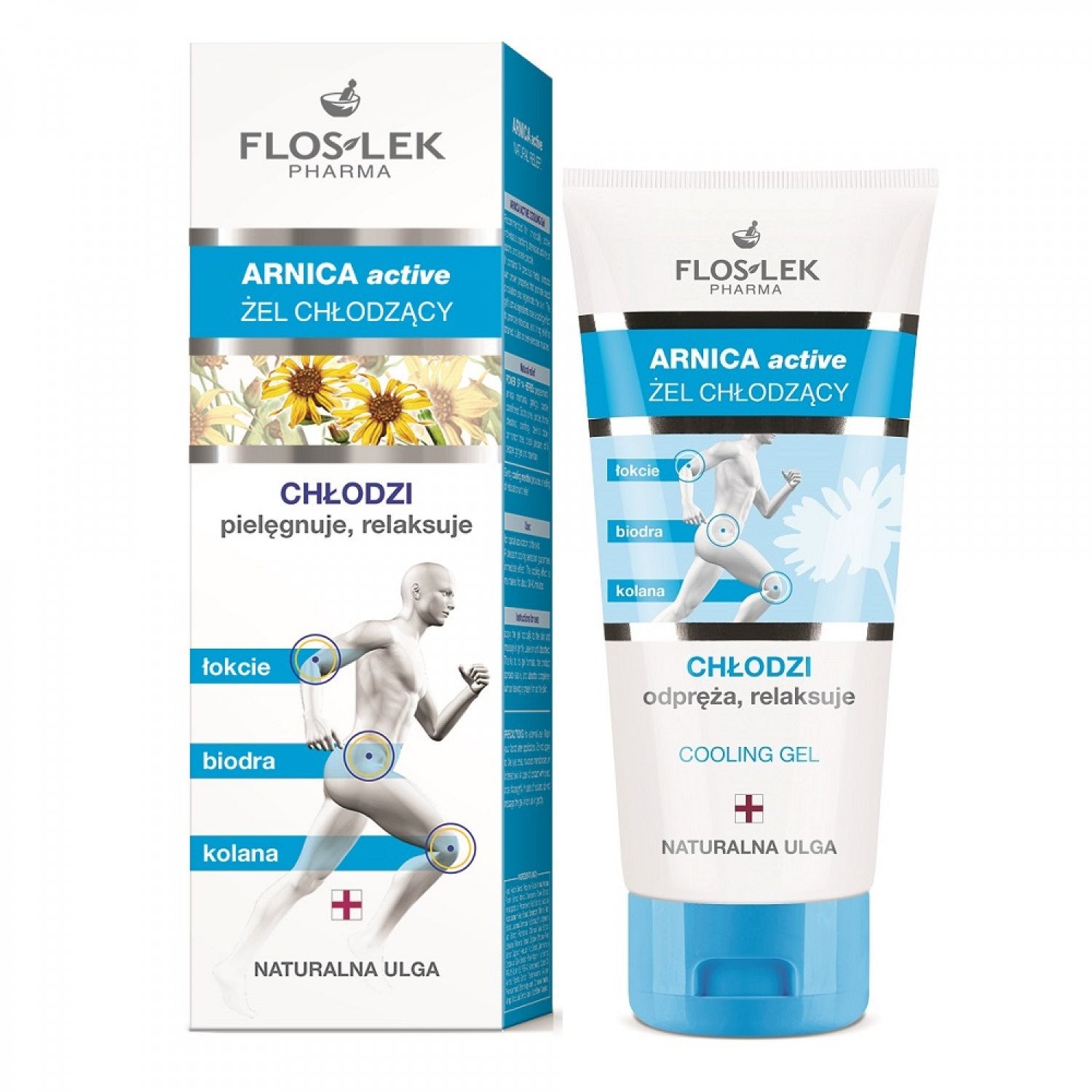 Floslek Pharma Arnica Active - żel pielęgnujący CHŁODZI, poj. 200 ml