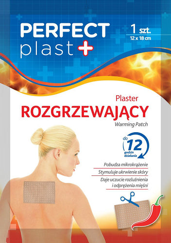 Perfect Plast - plaster rozgrzewający, 12x18 cm, 1 szt.