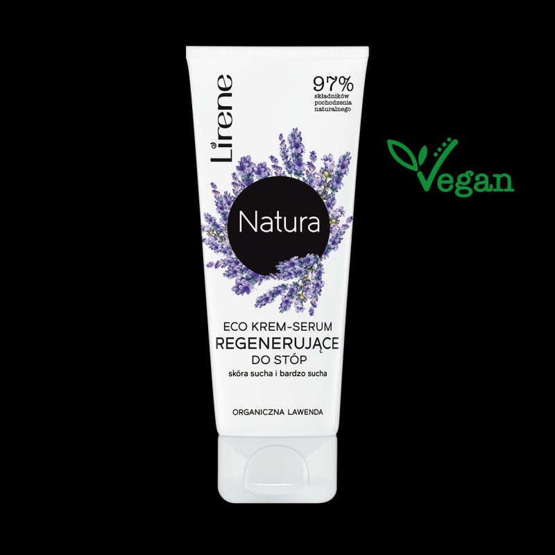 Lirene Natura Pielęgnacja Ciała - Eco krem-serum regenerujące do stóp, poj. 75 ml