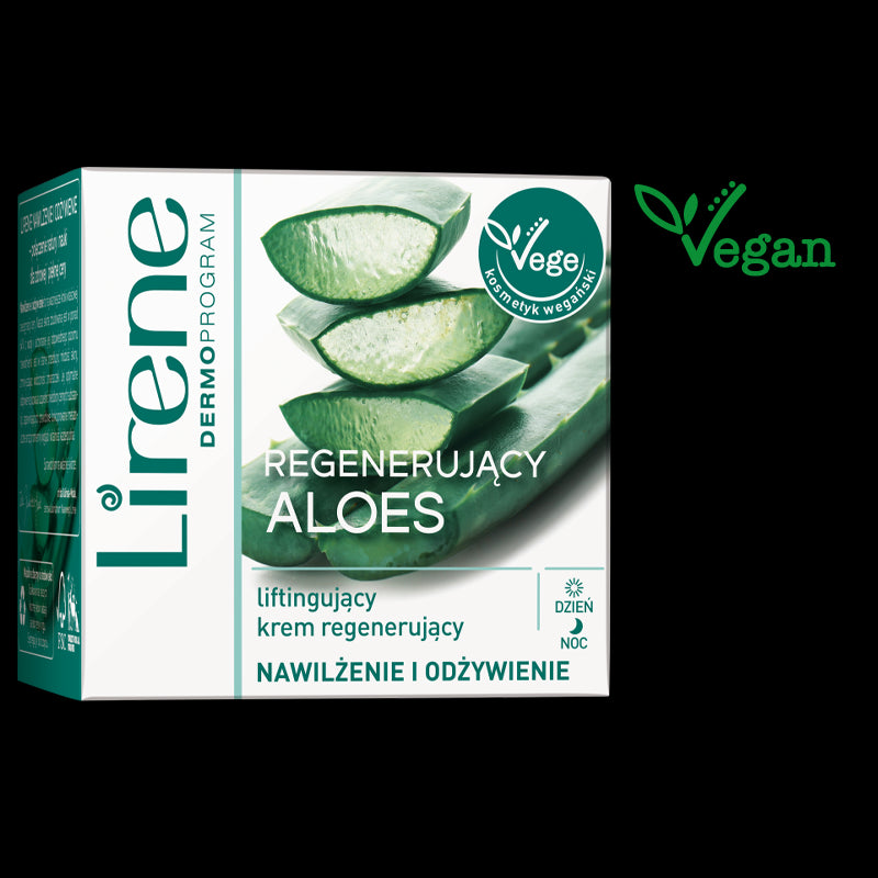 Lirene Moisture & Nourishment - Regenerating Aloe Vera, lifting day & night cream, 50 ml