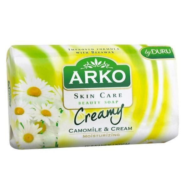 Arko Skin Care Beauty Soap - rumianek I krem, nawilżające mydło w kostce, masa netto: 90 g