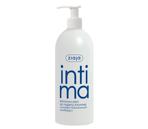 Intima-cream liquid with hyaluronic acid, capacity 500 ml.